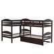 preview thumbnail 21 of 40, Functional and Aesthetic Design Twin L-Shaped Bunk bed with Trundle, Elegant Design Twin L-Shaped Bunk bed with Trundle