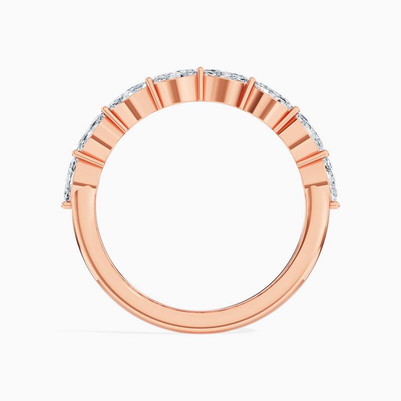 Auriya 14k Gold Marquise East-West Lab Grown Diamond Half Eternity Band 0.80 - 3.00 ct. tw. (F-G, VS)