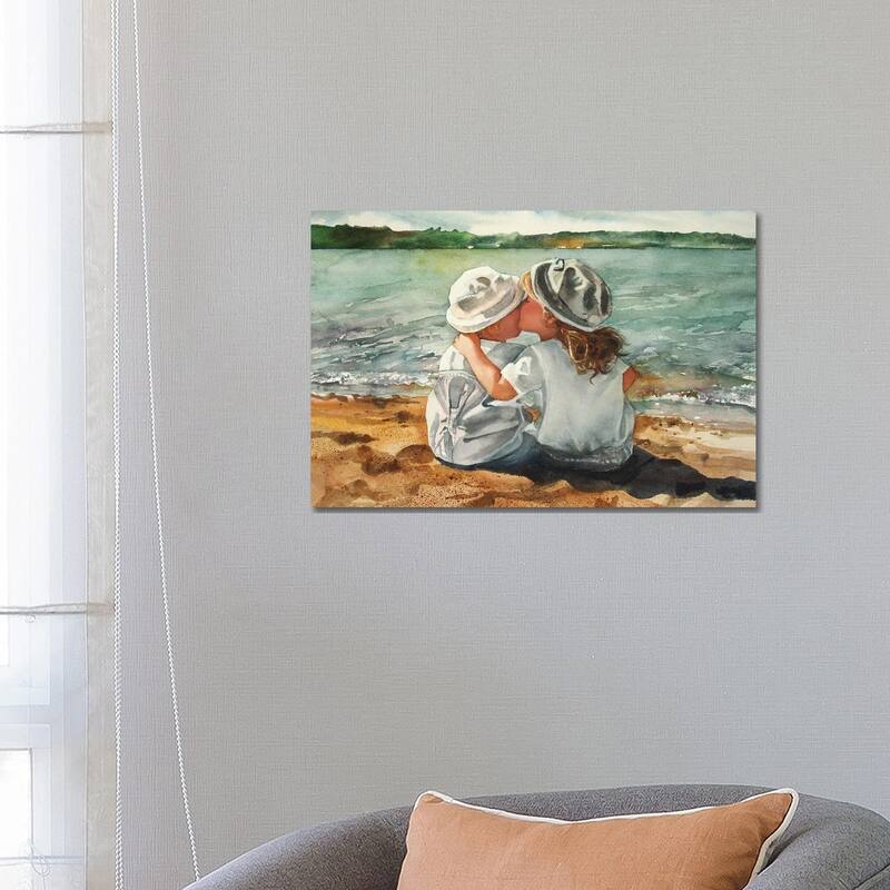iCanvas "Beach Kisses" by Judith Stein Canvas Print - 18x26x1.5
