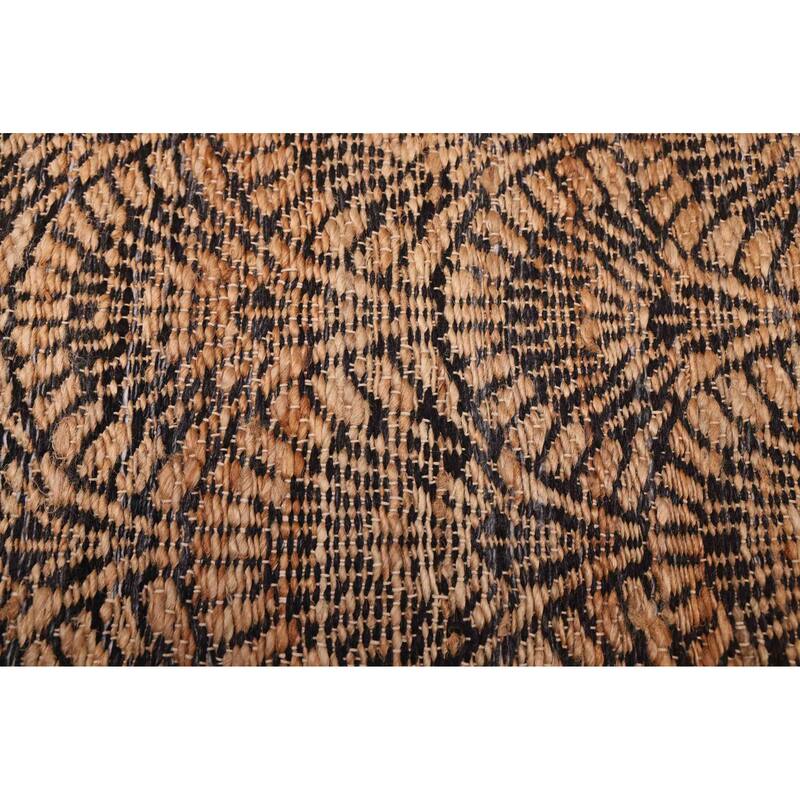 ECARPETGALLERY Flat-Weave Palas Denizli Tan Jute, Rayon Kilim - 5'3 x 7'7