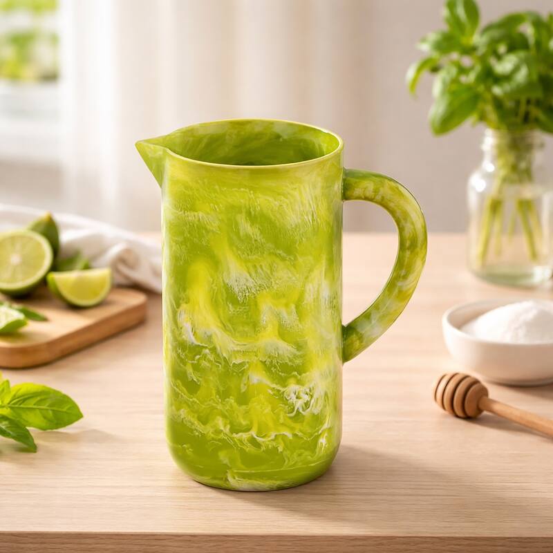 Green Resin Pitcher