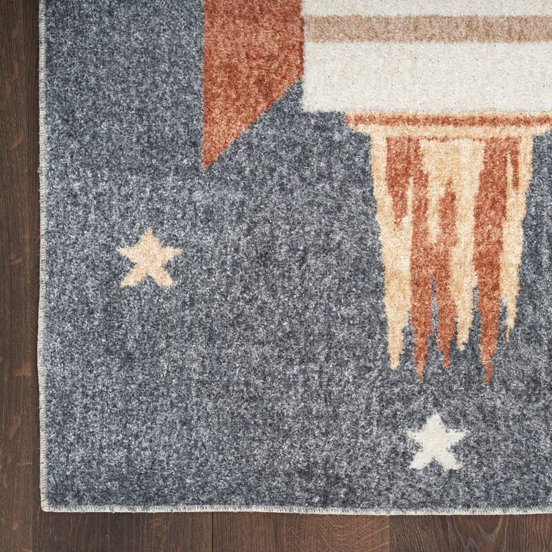 Nourison Astra Machine Washable Graphic Area Rug