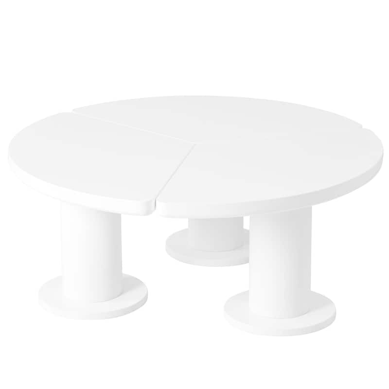 Round Petal Shaped Coffee Table