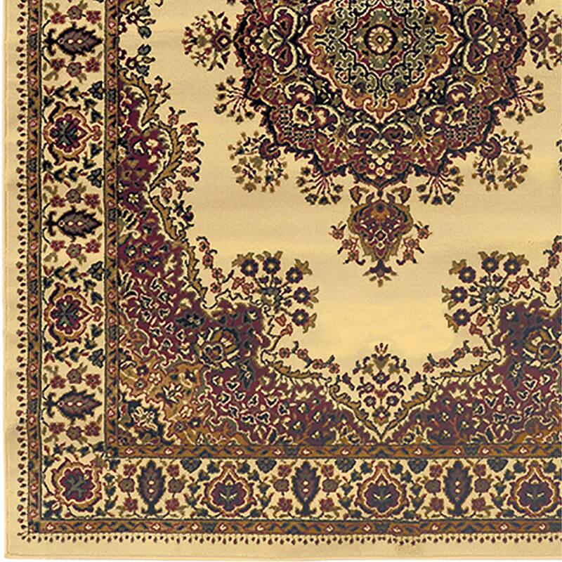 Admire Home Living Caroline 1191 Traditional Medallion Area Rug