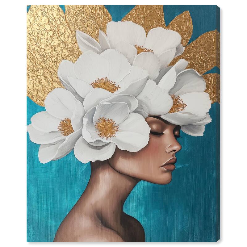 Floral Goddess I Canvas by Art Remedy, Gallery Wrapped - 20" x 24"