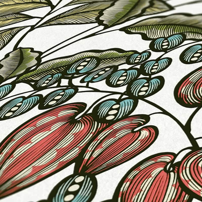 AS Creation Leif White Vine Trail Wallpaper