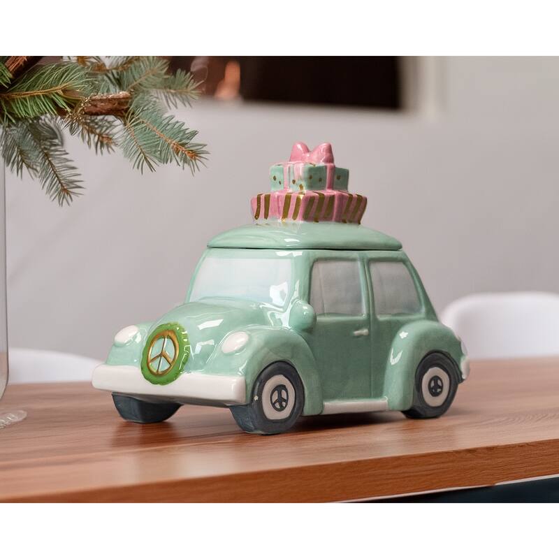 10 Strawberry Street Vintage Vehicle Christmas Canister