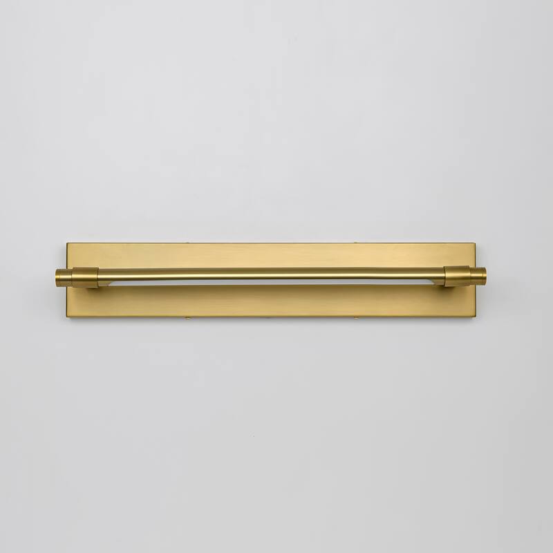 1-Light Modern Black/Gold Rotatable Linear LED Bathroom Vanity Light
