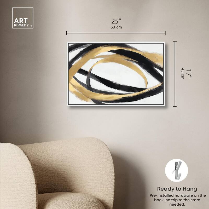 Loops of Luxury II Canvas by Art Remedy