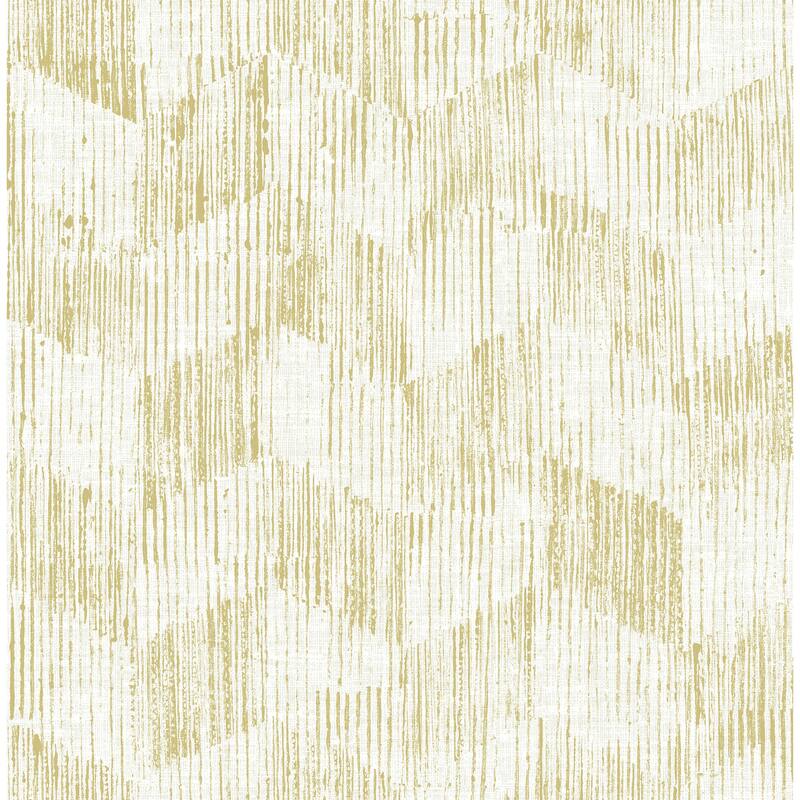 Scott Living Demi Yellow Distressed Wallpaper