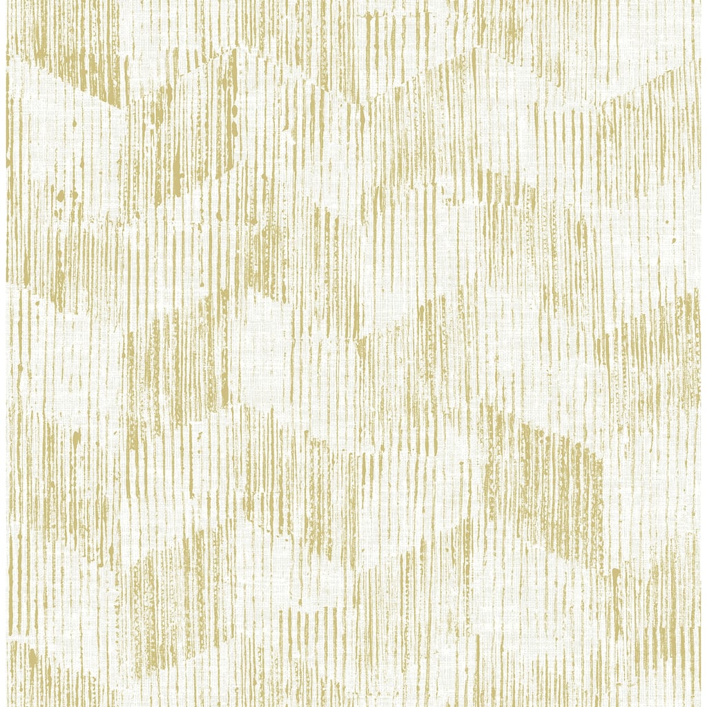 Scott Living Demi Yellow Distressed Wallpaper