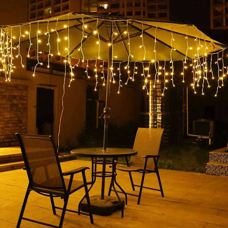 Curtain Icicle Lights Wedding Party LED Fairy Christmas Light