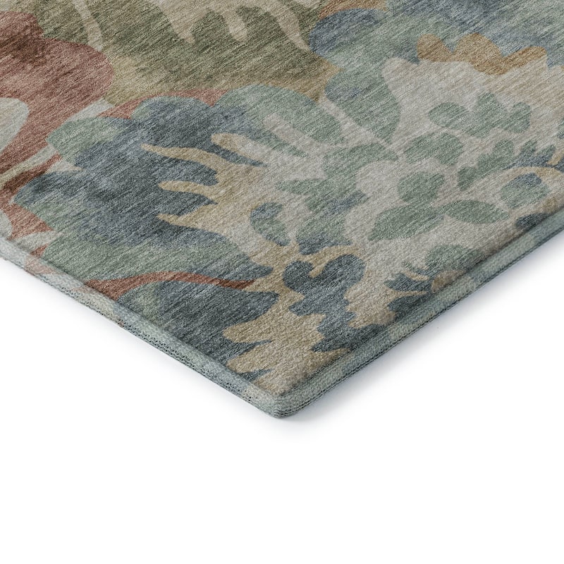 Premium Washable Super Soft Modern Floral Mayfield Rug