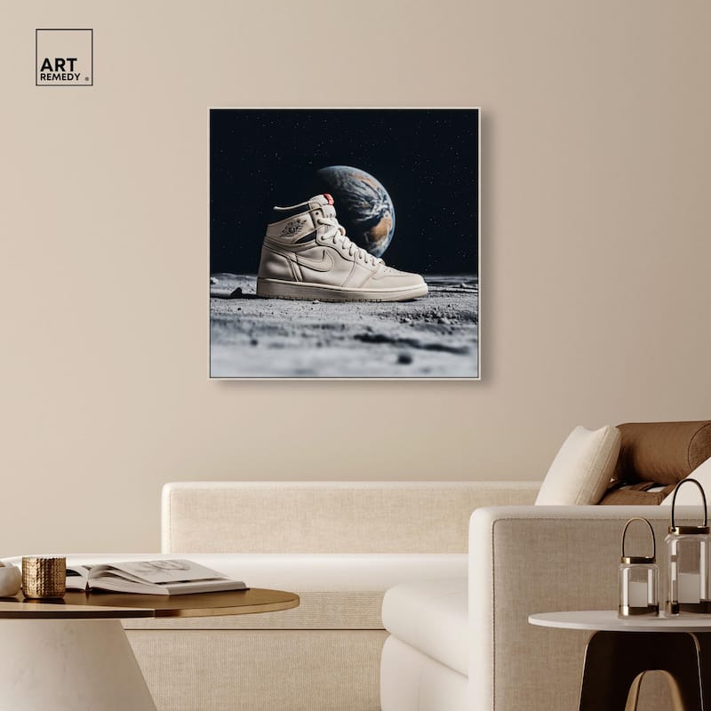 Zero-G Jordans Canvas by Art Remedy