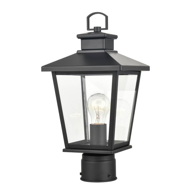 Millennium Lighting Bellmon 1 Light Outdoor Post Lantern with a Clear Glass Shade