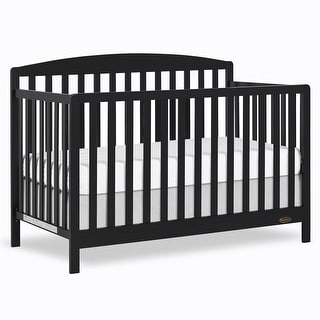 Dream On Me Odelle 5 in 1 Convertible Crib - Matte Black