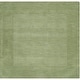 preview thumbnail 16 of 21, Hand Loomed Odessa Solid Bordered Tone-On-Tone Wool Area Rug