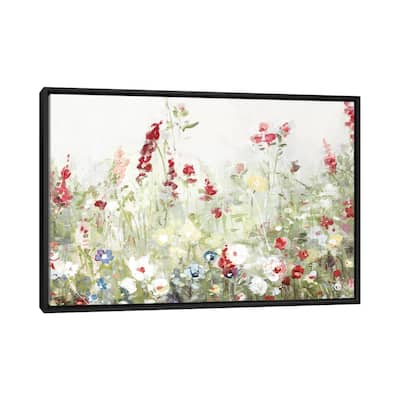 iCanvas "Sweet Spring Meadow" by Sally Swatland Framed Canvas Print