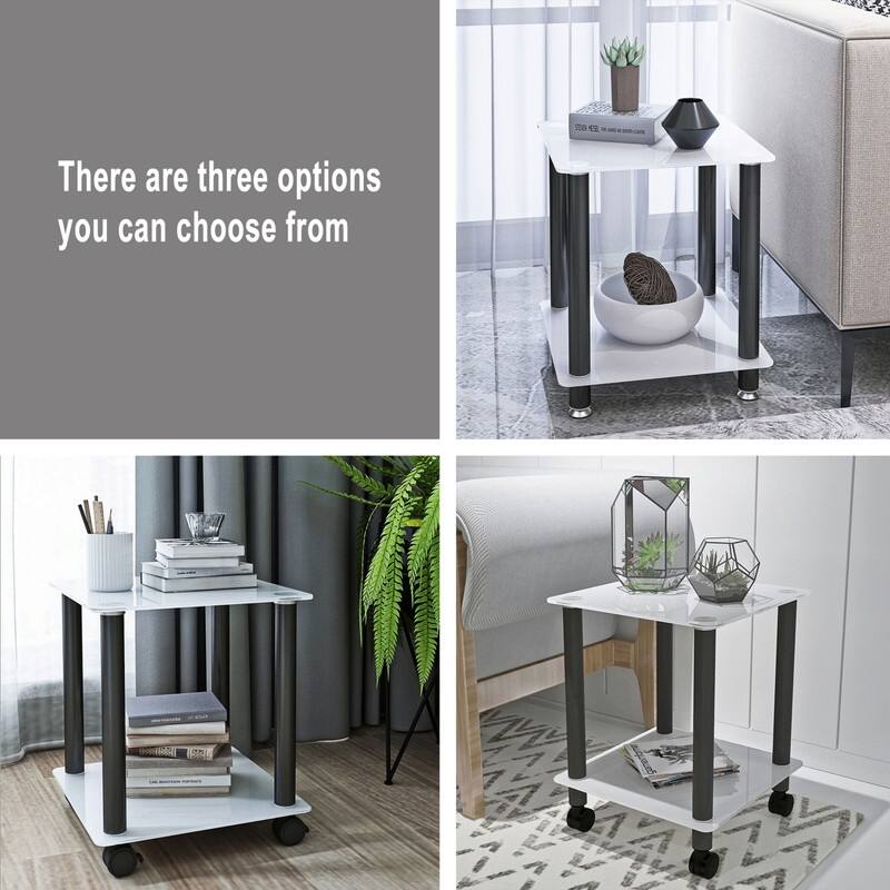 1-Piece or 2-Piece 2-Tier Space End Table