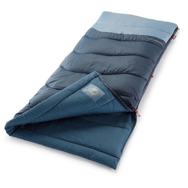 Coleman 2000032330 Women s Cozyfoot 40 Degree Sleeping Bag Blue