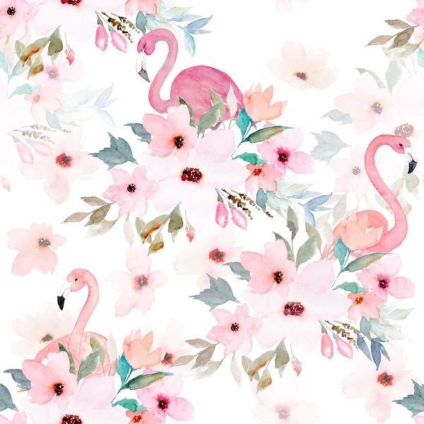 Pink Flamingo Wallpaper  Wayfair
