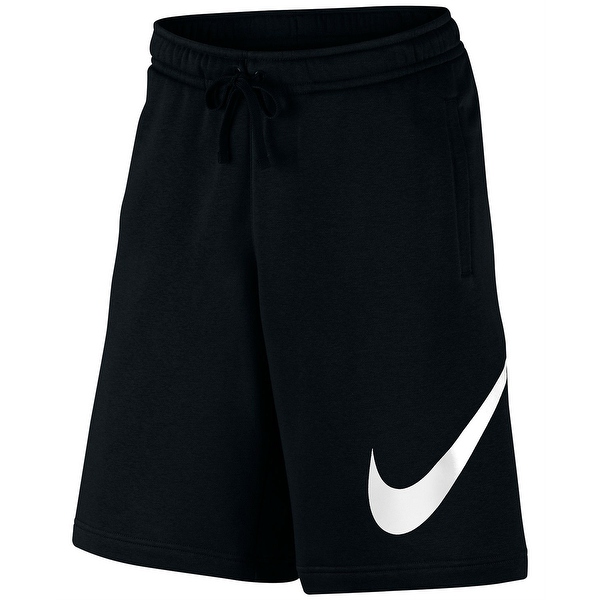 Nike Men's Fleece Sweat Shorts (Black, L) - Overstock - 30018708 Nike Men's Fleece Sweat Shorts (Black, L) - Overstock - 30018708