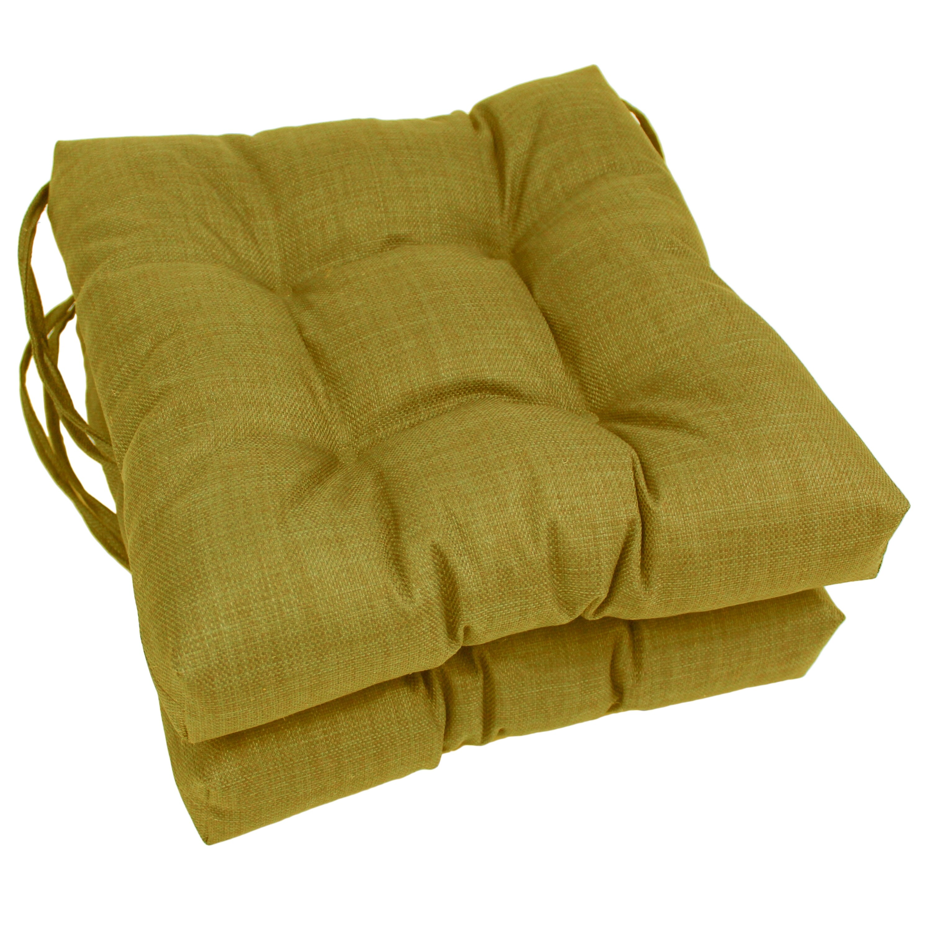 16 inch Square Indoor Outdoor Chair Cushions Set of 2 16 eBay