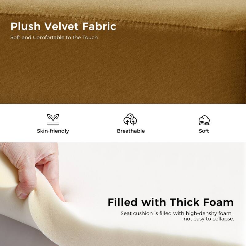 Robert Modern Upholstered Flip Top Storage Bench with Two Pillows by HULALA HOME