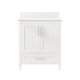 preview thumbnail 63 of 109, OVE Kansas Single Sink Bathroom Vanity, Dove White Engineered Stone Top