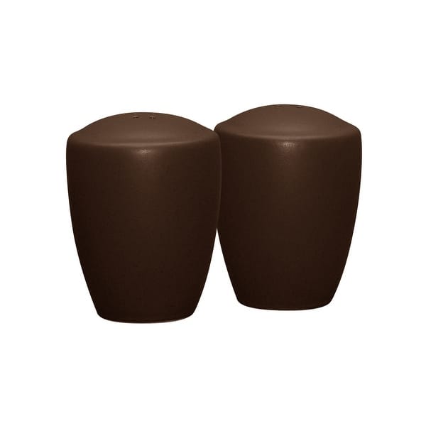 slide 2 of 7, Noritake Colorwave Salt & Pepper, 3-3/8" Chocolate