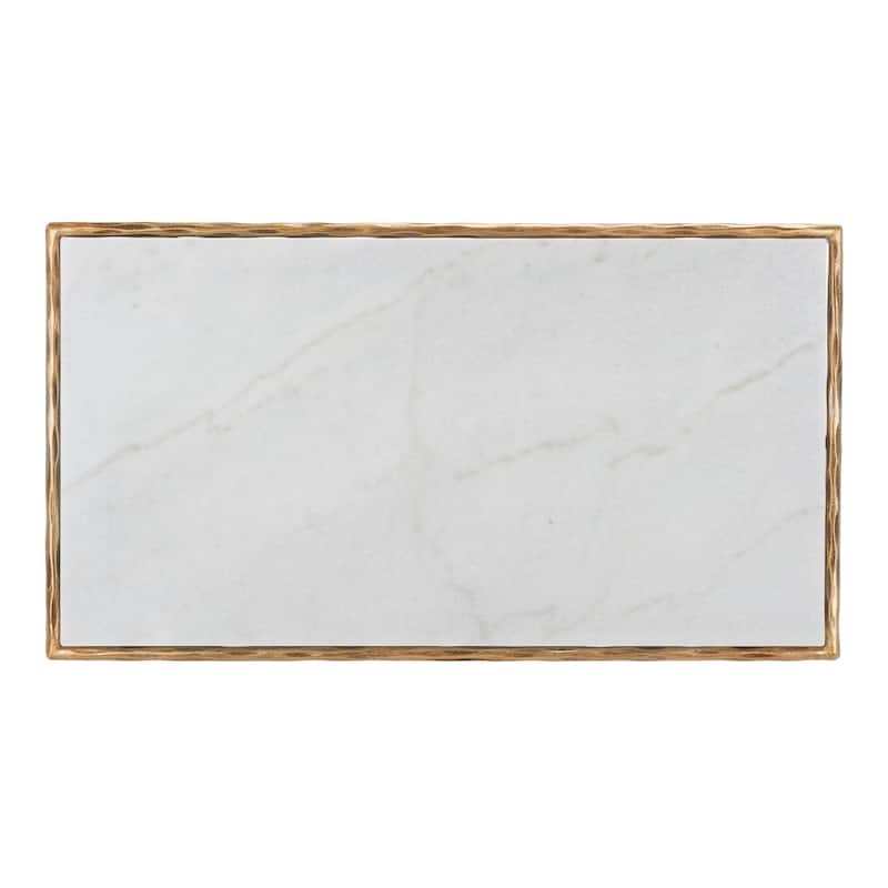 SAFAVIEH Couture Beril Rectangle Metal Coffee Table - 40 In. W x 22 In. D x 18 In. H - 40"W x 22"D x 18"H