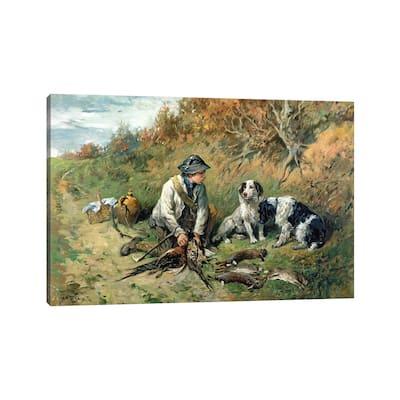 iCanvas "The Day's Bag" by John Emms Canvas Print