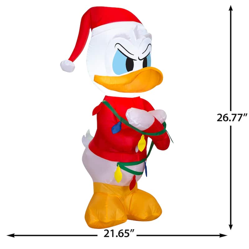 Airblown-Donald Duck in Sweater w/Lights-Disney