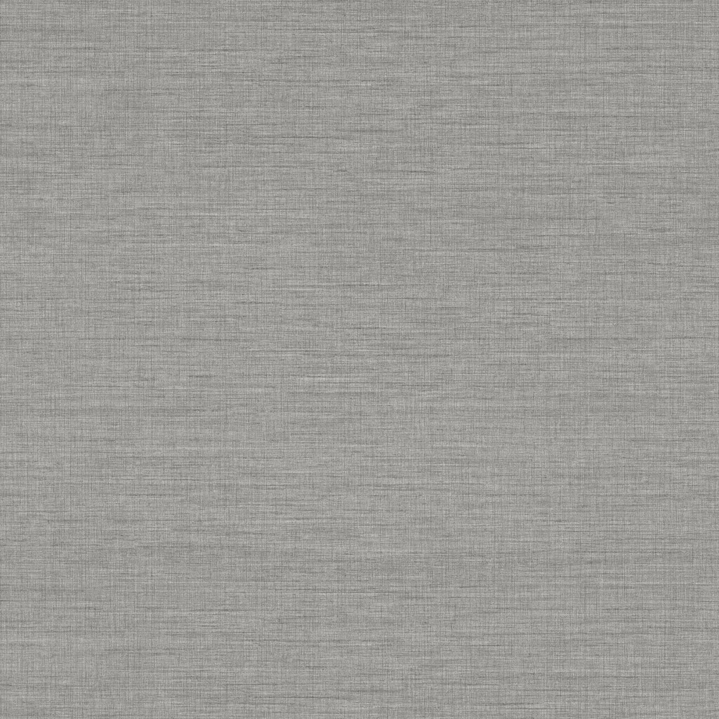 A-Street Prints Essence Grey Linen Texture Wallpaper