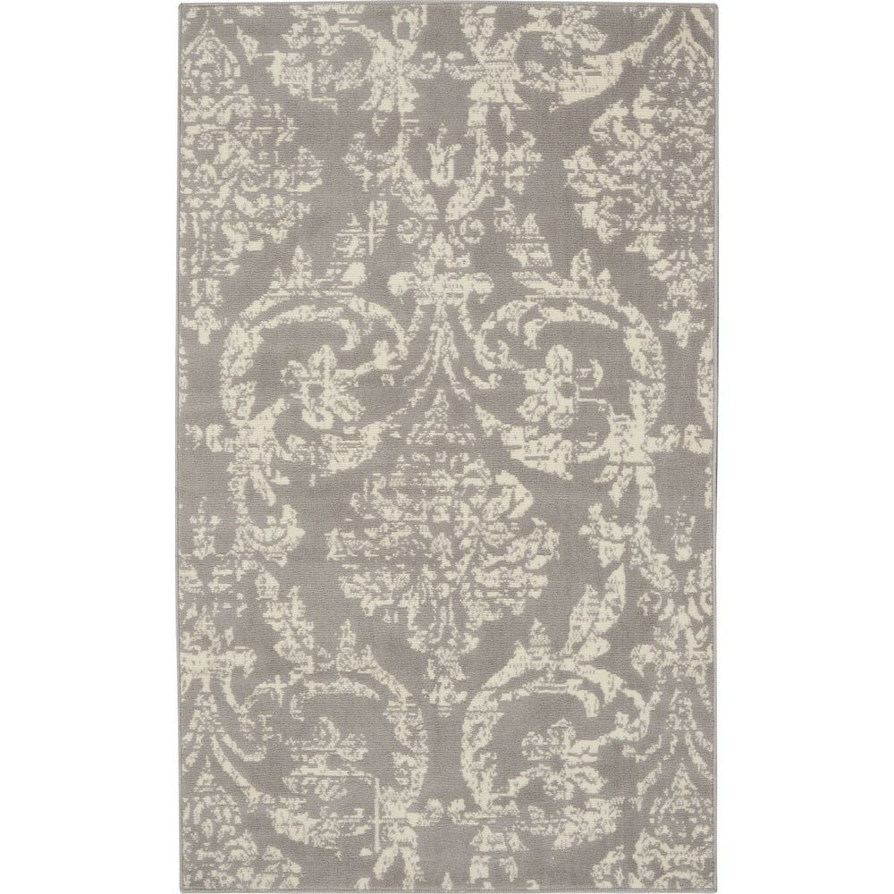 Nourison Jane Farmhouse Vintage Indoor only Damask Area Rug