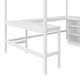 preview thumbnail 37 of 55, Full Size Loft Bed with Desk & Shelves - Multi-Functional Wooden Bed