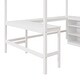 preview thumbnail 37 of 55, Full Size Wooden Loft Bed with Desk and Shelves, Space-Saving Design