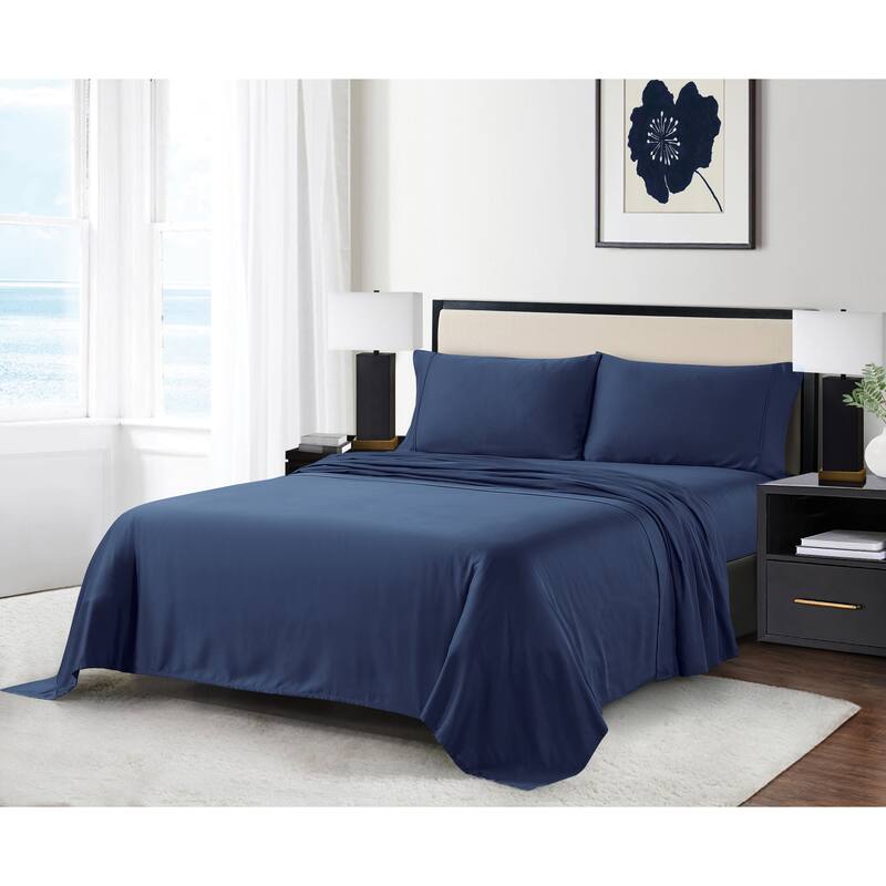 Anne Klein Reverie 4-Piece Cotton Sheet Set