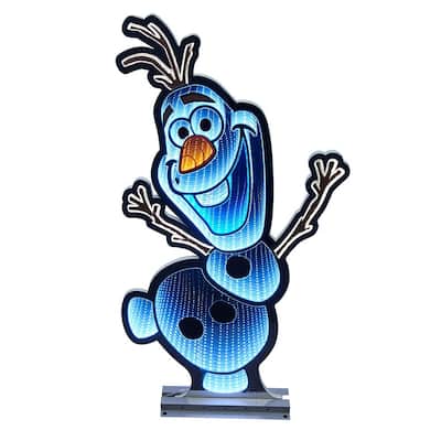 Kurt Adler Disney 35.4-Inch Dancing Olaf Infinity Light