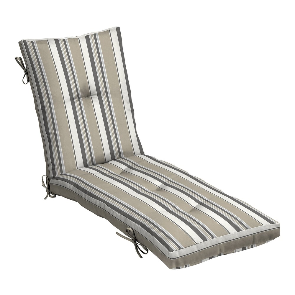 ARDEN earthFIBER Outdoor Tufted Chaise Cushion, 22 x 76