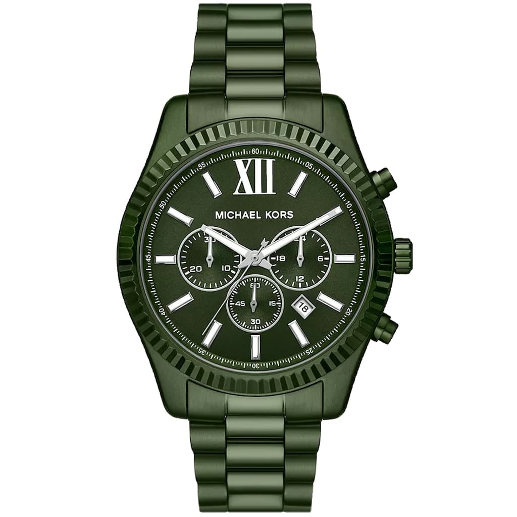 Michael Kors Men's Lexington Green Dial Watch - MK9166 - 6 (36)