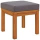 preview thumbnail 47 of 83, vidaXL 4/5/6/7/9/11 Piece Patio Dining Set with Cushions Solid Wood Acacia