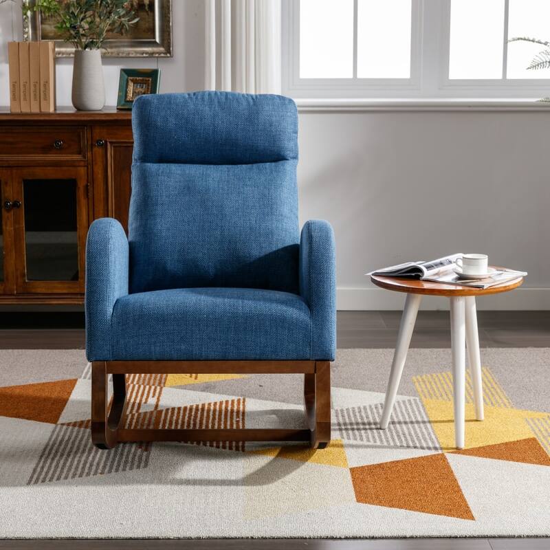 Living Room Comfortable Rocking Chair Living Room Chair - 39.70'' H x 27.16'' W x 37'' D