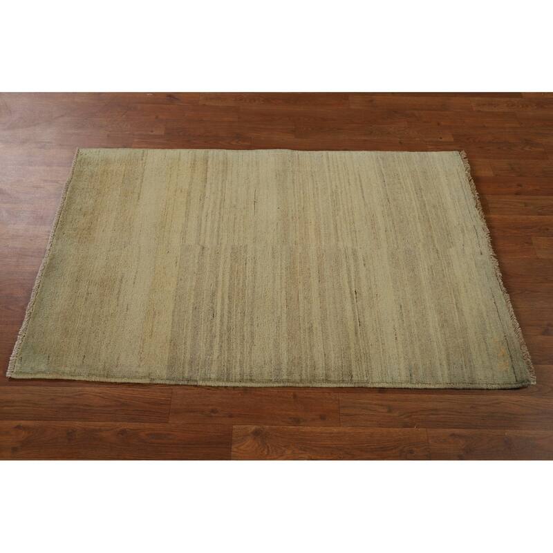 Gabbeh Oriental Accent Rug Hand-Knotted Wool Carpet - 2'9"x 4'2"
