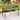 MAISON ARTS 43 Inch Cast Iron Steel Frame Outdoor Garden Bench