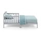 preview thumbnail 3 of 4, Birdie Toddler Bed Light Gray/White suitable for kids'bedroom
