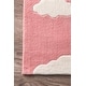 preview thumbnail 6 of 22, Nuloom Handmade Modern Clouds Pattern Kids Area Rug