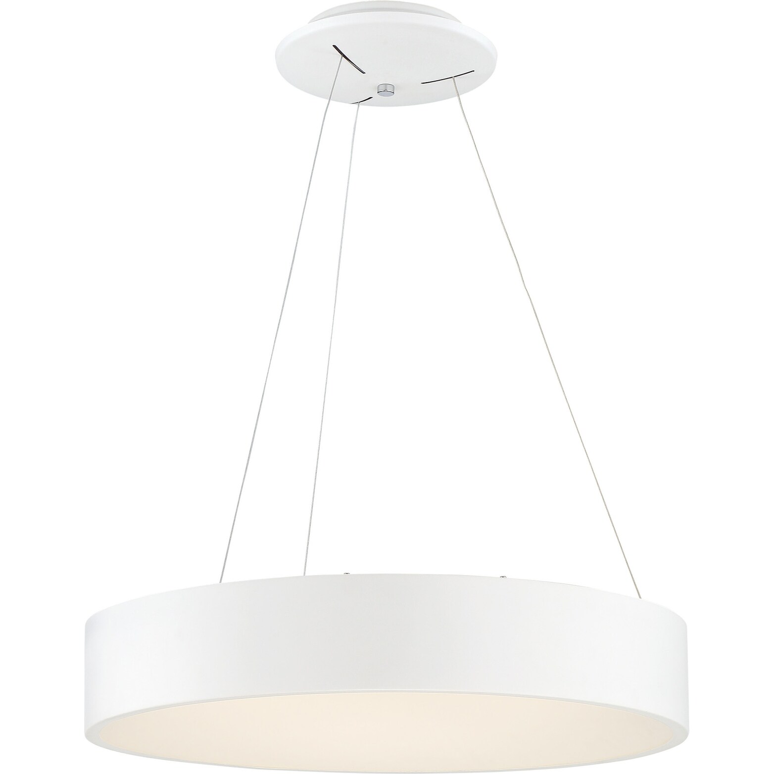 Nuvo Lighting 62/1457  Orbit Single Light 24" Wide LED Drum Chandelier - Chandeliers For Bedrooms by Overstock.com