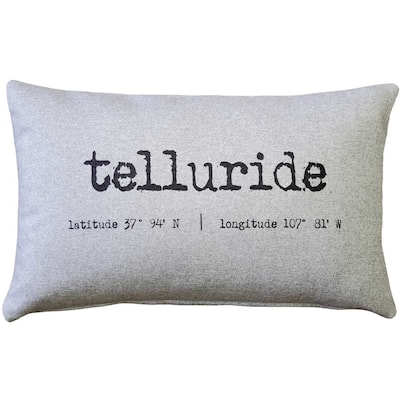 Telluride Felt Coordinates Throw Pillow