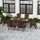preview thumbnail 2 of 60, Altura 7-Piece Poly Eco-Friendly All Weather Outdoor Dining Set with Armchairs